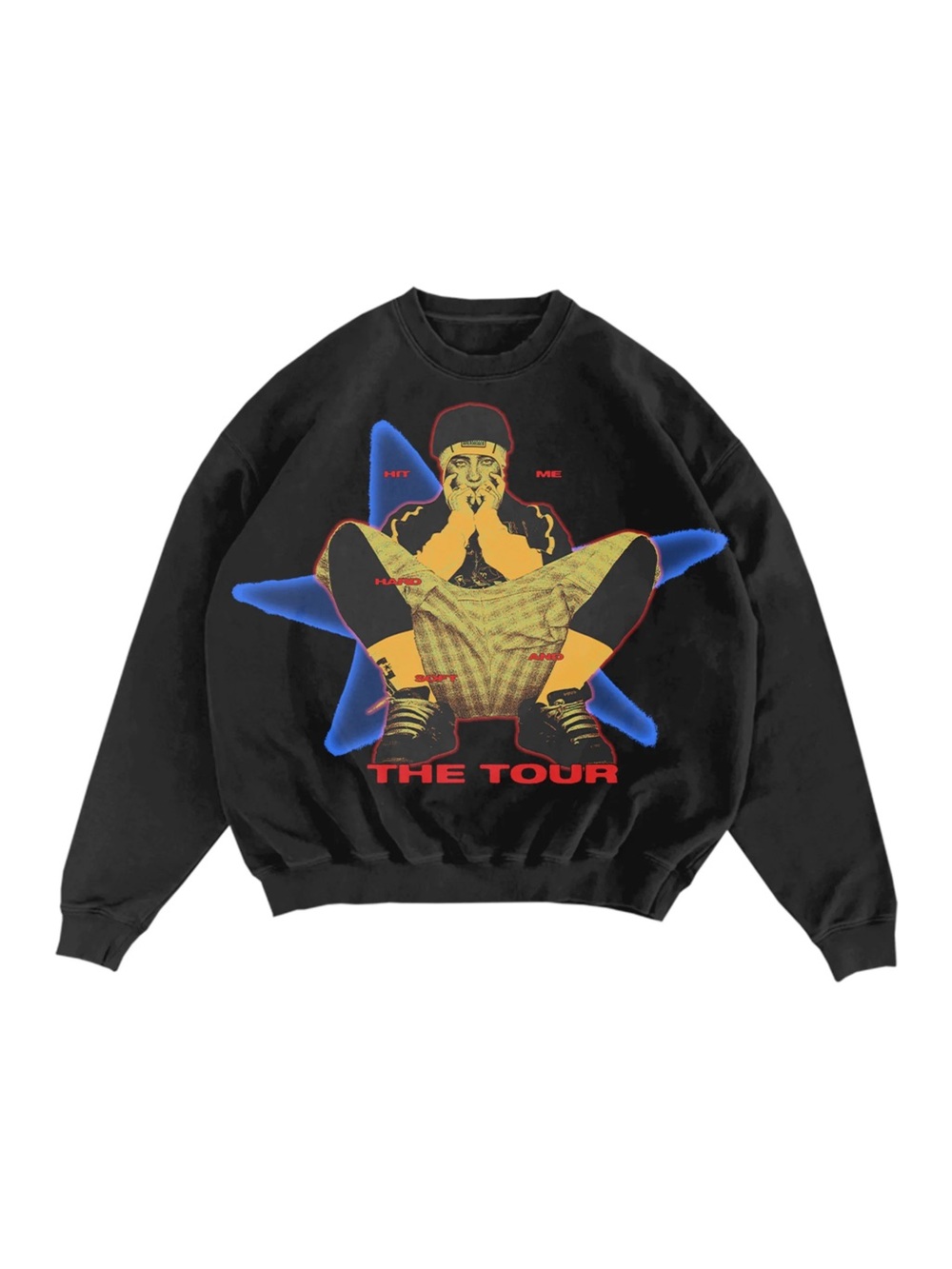 Billie Eilish hit me hard and soft the tour official merch Crewneck Sweater